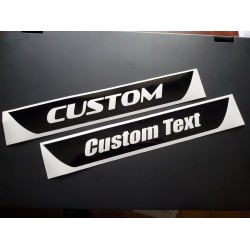 Custom Text Tail light lamp Accent Decal