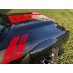Custom Text Fender hash Stripes