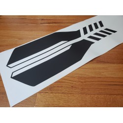 Vinyl Hood Accents stripes graphics for Ford Bronco Sport - V4