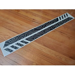 Door Body Topographical stripe Graphics for Bronco Sport - v14