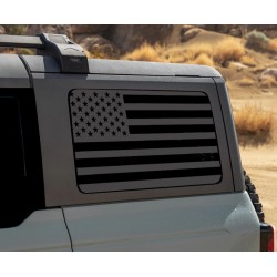 3rd Window American Flag for Ford Bronco 6G - V1
