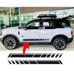 Door Body bottom stripe Graphic Ford Bronco Sport  - v11