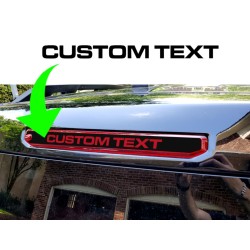 3rd Brake Light Cover with CUSTOM text Cutout for Bronco Sport