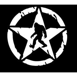 Sasquatch Star  Hood Body decal (Ford Bronco)