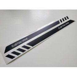 Side door stripes with any custom text for Ford Maverick  - v3
