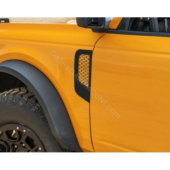 2021 Ford Bronco fender accent sticker with mesh inside