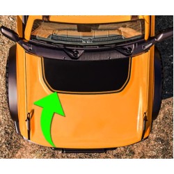 Hood cowl outline graphics for 6G Ford Bronco
