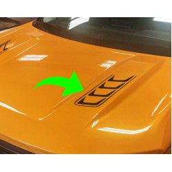 Vinyl Hood Accents Vent for Ford Bronco Sport - V1