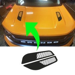 Vinyl Hood Accents Vent for Ford Bronco Sport - V2