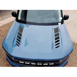 Vinyl Hood Accents stripes graphics for Ford Bronco Sport - V7