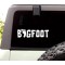 Big Foot Sasquatch decal - style 2