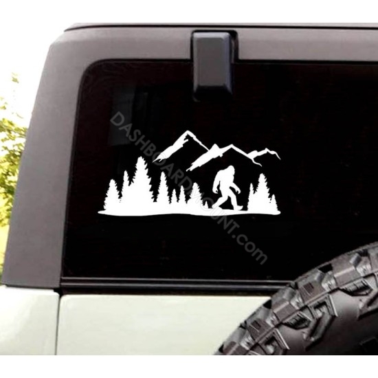 Ford Bronco Big Foot Sasquatch Decal rear window sticker