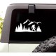 Ford Bronco Big Foot Sasquatch Decal rear window sticker