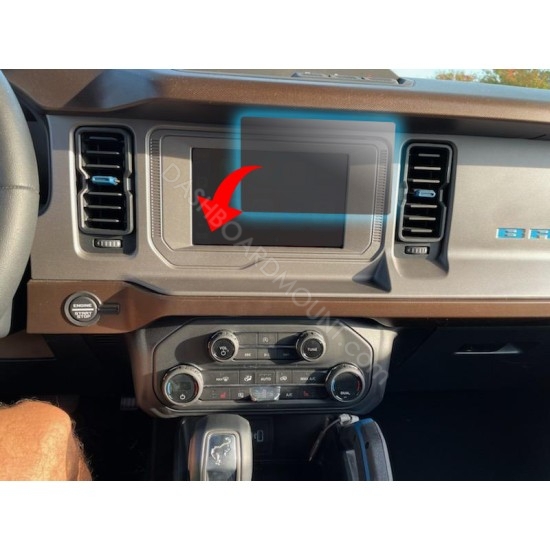 8" Screen fingerprint dash screen Protection film  Ford Bronco 6G sticker