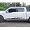 Trees mountains Stripes decal graphics for Ford Lightning - v7