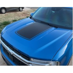 Hood blackout Graphics Decal  for Ford Maverick - v3