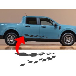 Side door stripes for Ford Maverick  - v5