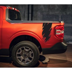 Bedside rip Graphics Decal for Ford Maverick  