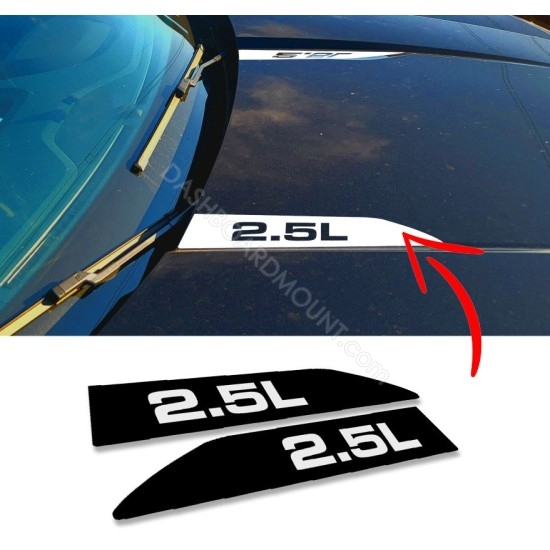 2022 Ford Maverick hood 2.5L engine sticker