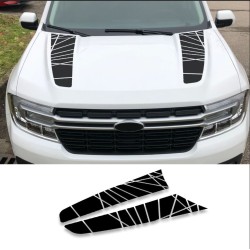  Hood accent Graphics Decal for Ford Maverick - v14