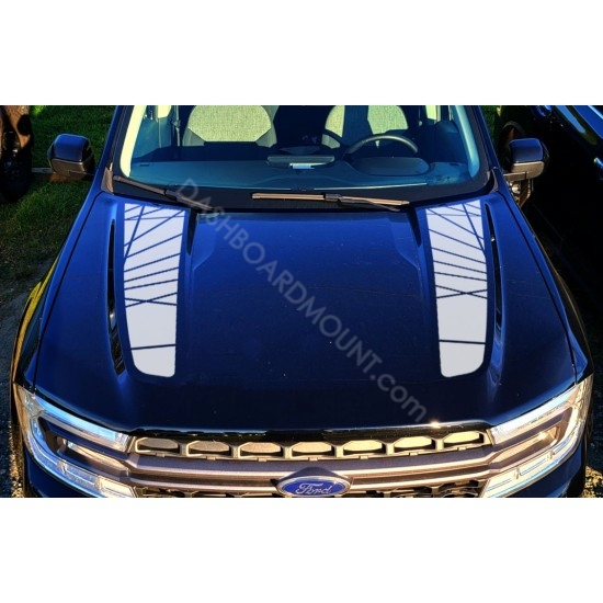 Ford Maverick hood stickers