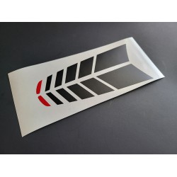  Hood accent Graphics Decal for Ford Maverick - v12