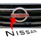 Vinyl color inlays decals for nissan pathfinider 2022 rear logo
