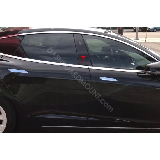 TESLA post logo 2 sticker