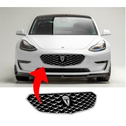 Tesla Model 3 Model Y bumper grille decal V style - 7A