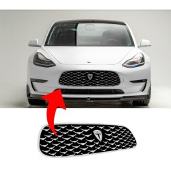 Tesla Model 3 Model Y bumper grille decal V style - 8A