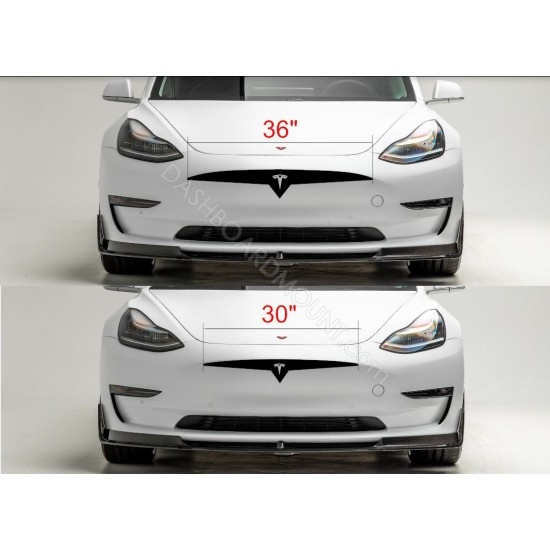 Tesla Model 3 bumper overlay grille