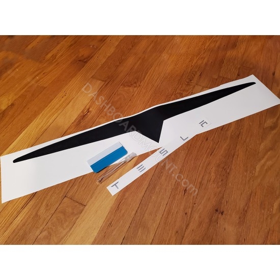 tesla model 3 front grill graphics decal