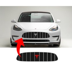 Tesla Model 3 Model Y bumper grille decal (Maserati Style)