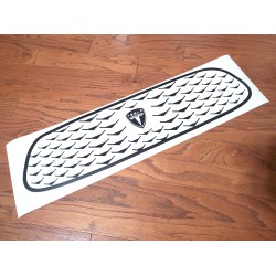 Tesla Model 3 Model Y bumper grille decal V style - 8A