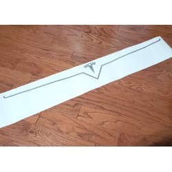 Tesla Model 3 Model Y bumper grille decal OUTLINE -  1a