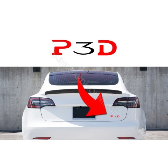 P3D trunk decal 1 sticker