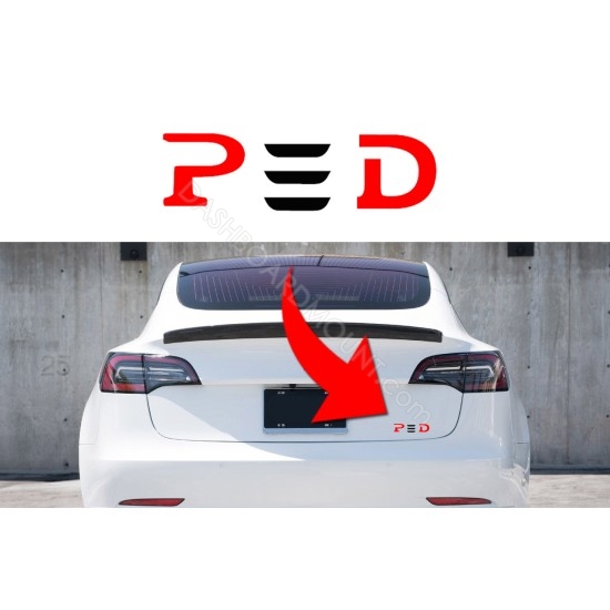 P3D trunk decal 1 sticker