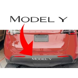 Model Y Rear Bumper Letters sticker