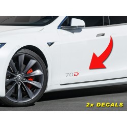 2pcs 70D Lower door decals