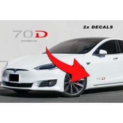 2pcs 70D Lower door decals