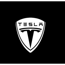 TESLA Bumper Grille Decal logo