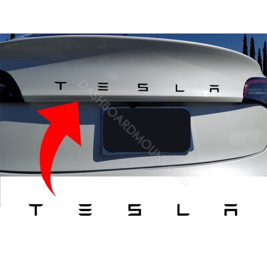 Tesla Trunk letters sticker decal sticker