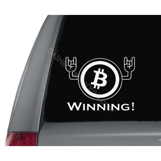 Crypto Winner Hands sticker