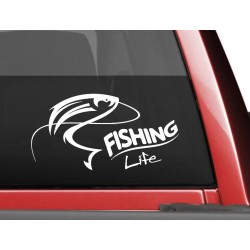 Fishing Life decal (style 2)