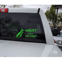 Meat with no feet decal