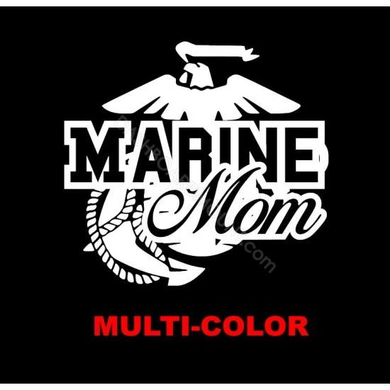 USMC Marine Mom sticker
