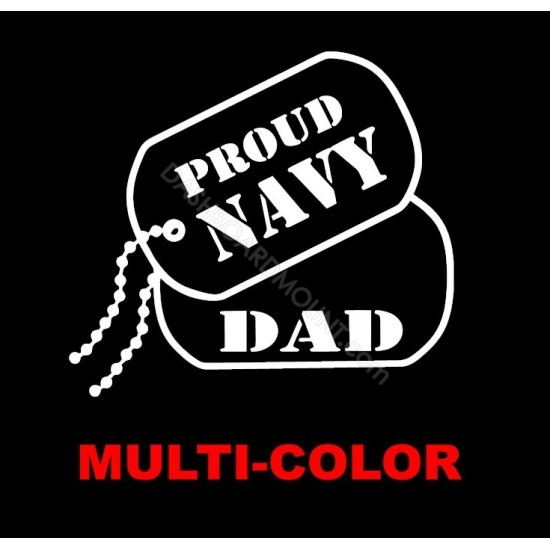 USA Navy Dad sticker