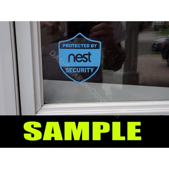 Ring home window security sticker