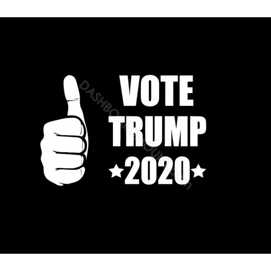 vote Trump 2020 for president sticker