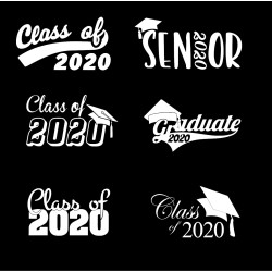 Class 2021 window decal / cling (8" - 42") - D8